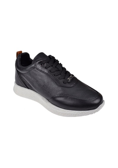 Hammer Jack Hakiki Deri Erkek Spor Ayakkabı Sneaker Hj-24260-m Siyah-siyah Siyah