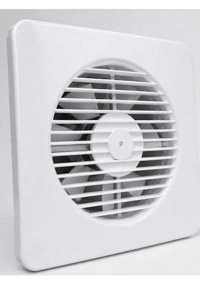 150 Mm Dekoratif Aspiratör 20,8 X 20,8 Cm 20 W 320 M³/h Duvar Ve Tavan Tipi Havalandırma Fanı