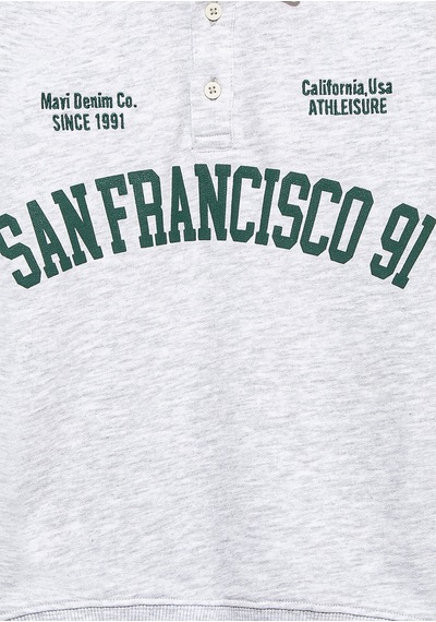 Mavi - Gri Sweatshirt 6s10123-88467 Gri