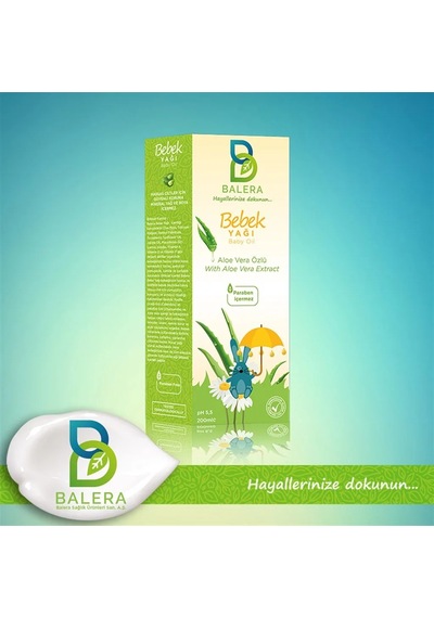 Aloe Vera Özlü Bebek Yağı 200 Ml