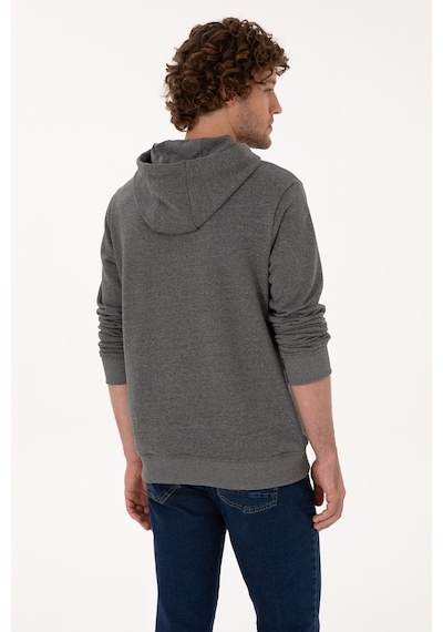 U.s. Polo Assn. Erkek Antrasit Melanj Sweatshirt 50307703-vr081 Antrasit Melanj