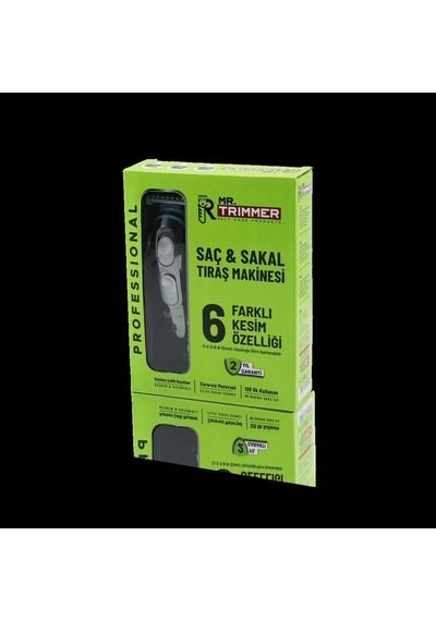 Jenerik Usb Şarjlı Saç Ve Sakal Tıraş Makinesi 6 Farklı Kesim
