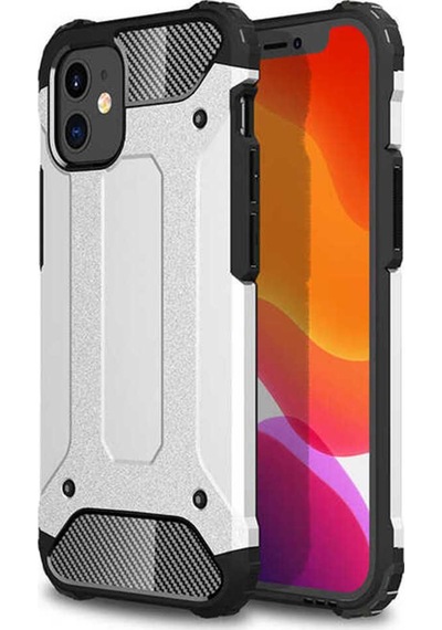 Apple Uyumlu iPhone 12 Mini Zore Crash Silikon Kapak Gri