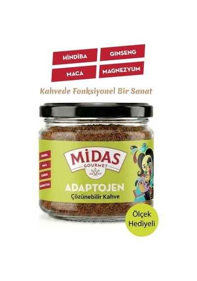 Adaptojen - Ginseng, Maca Ve Magnezyum İçeren Hindiba Kahvesi 120g Granül