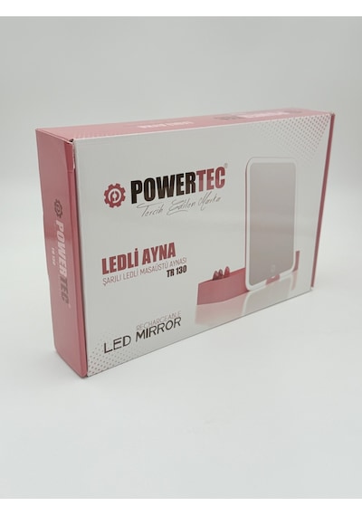 Powertec Tr-130 Şarjlı Ledli & Aynalı Taşınabilir Makyaj Çantası