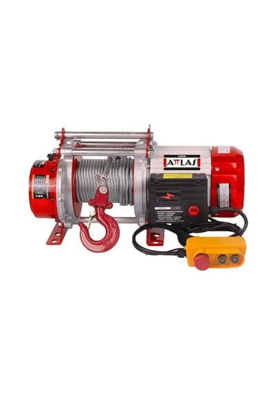 Attlas Atev 1500 Elektrikli Halatlı Vinç - 750-1500 Kg Kapasite