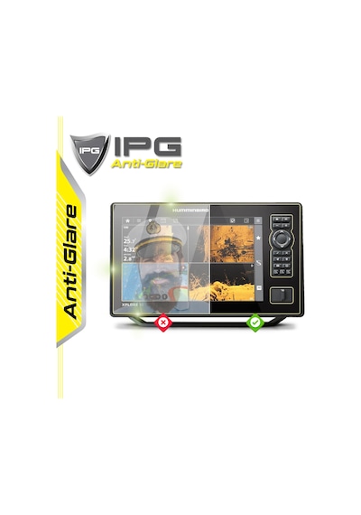 Humminbird Xplore 10 Cmsı+ Fish Finder - Ipg Anti-glare Yansıma Önleyici Mat Ekran Koruyucu