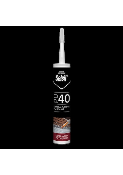 Selsil Pu 40 Genel Amaçlı Pu Mastik 280ml - Kırmızı Kırmızı
