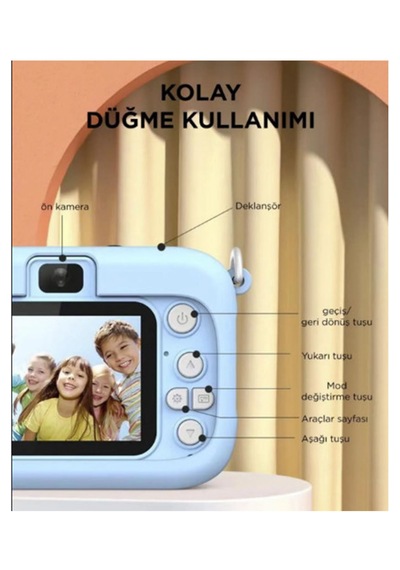 Vothoon T18 Mini 2.0" 1080P HD Çocuk Dijital Fotoğraf Makinesi