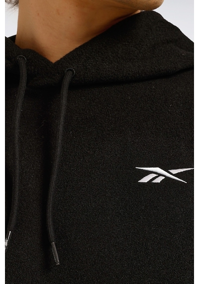 Reebok Id -f Fleece Hoodıe Siyah Erkek Polar Siyah