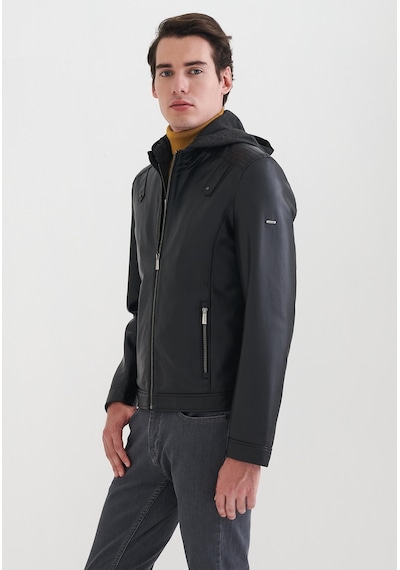 Pierre Cardin Erkek Suni Deri Mont 001