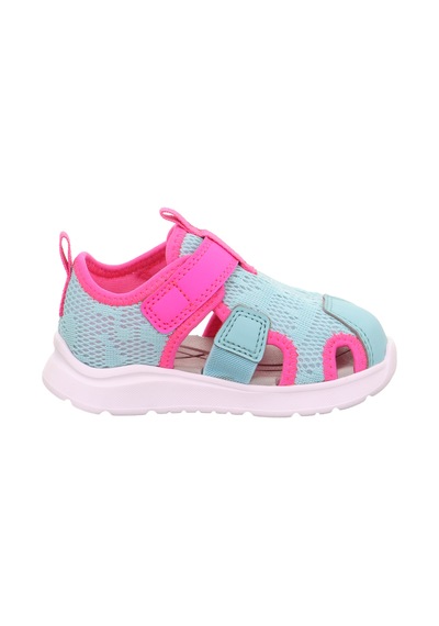Superfit Wave Kız Çocuk Sandalet - Mavi Pembe 000481-7510 Mavi - Pembe