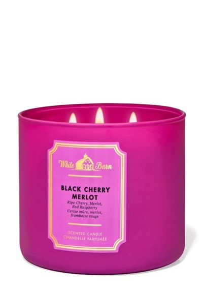 Black Cherry Merlot Büyük Mum 411 G