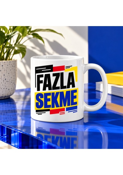 Mmb-trade Fazla Sekme Tasarımlı Porselen Kupa - Model 674 Mmbz
