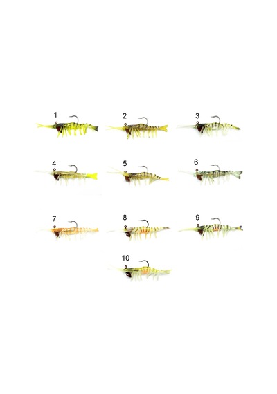Captain 3049 Magic Shrimp 3d Silikon Karides 76mm 5.5gr Suni Yem
