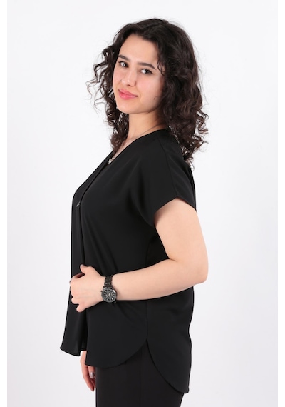 Ayhan 81908 Kadın Bluz 81908-174-R1534 Siyah