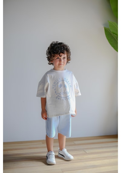 Miababy California Baskılı İkili Takım Çağla