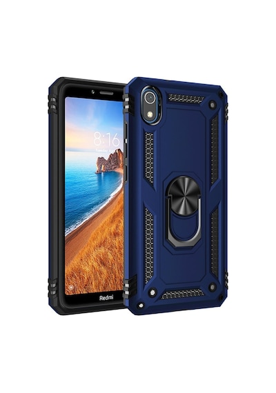 Xiaomi Redmi 7A Kılıf Sofya Yüzüklü Standlı Korumalı Kılıf