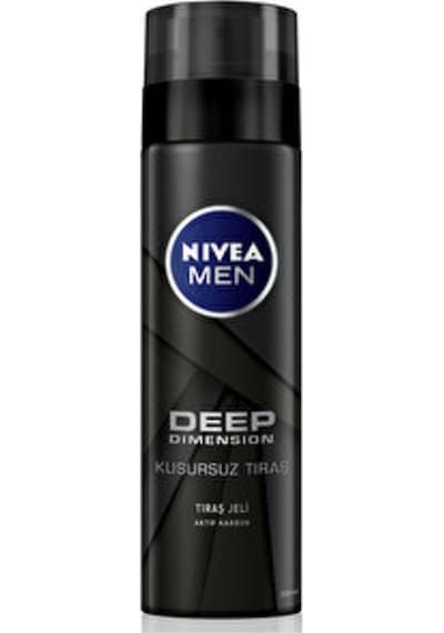 2 Adet Nivea Men Deep Dimension Tıraş Jeli 200 Ml