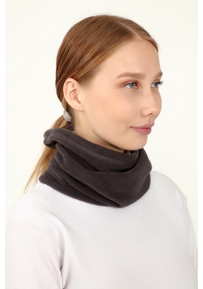 Seva Unisex Füme Polar Boyunluk Ve Bere Antrasit