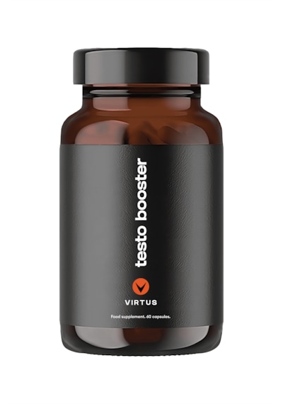 Virtus Testo Booster Tribulus Terrestris, Kore Ginsengi, Çemen, Bor, Vitamin D, Içeren Takviye Edici Gıda