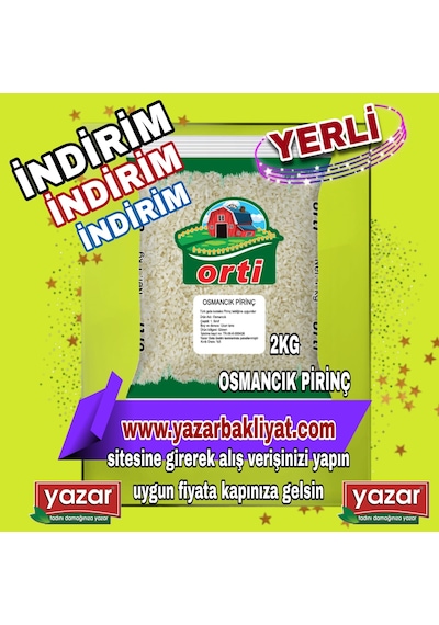 Orti Osmancık Pirinç 2 Kg