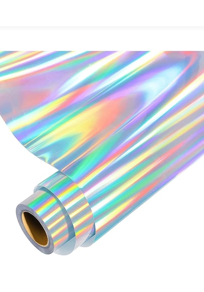 Hologram Gökkuşağı Araç Motosiklet Kaplama Folyosu 30cm X 3 Metre