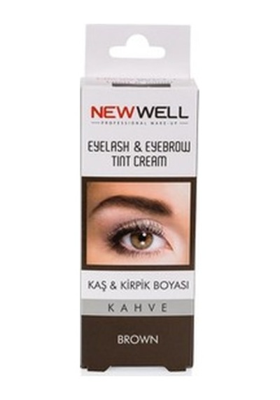 New Well Kaş & Kirpik Boyası Kahverengi