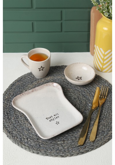 Tost Kahvaltı Takımı 3 Parça 22499-22507 Krem