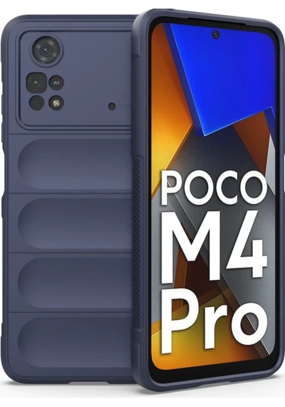 Newface Xiaomi Poco M4 Pro 4g Kılıf Optimum Silikon - Lacivert