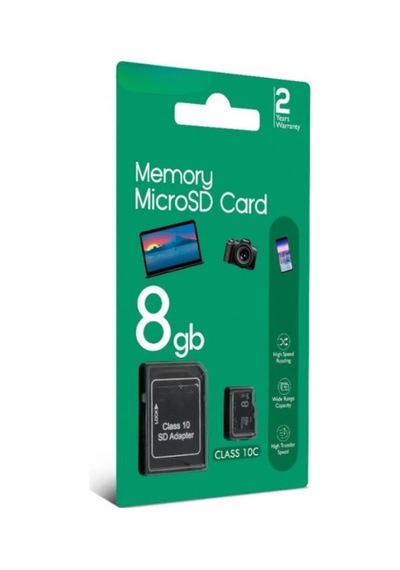 8 Gb Micro Sd Siyah Hafıza Kartı Telefon Kamera Tablet