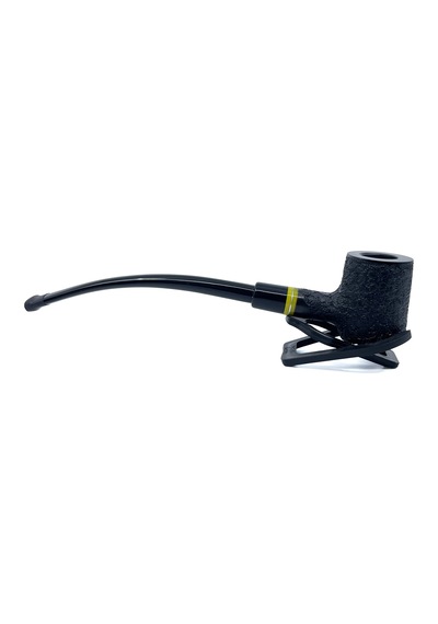 Dapper Churchwarden Okuma Piposu 9 Mm Filtreli Gül Kökü - Siyah 3768