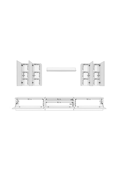 Decoraktiv Trendstyle 8d Mdf Tv Ünitesi Tv Sehpası Ceviz