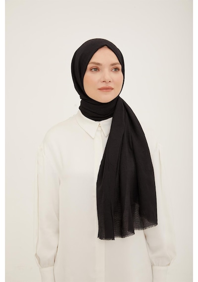 Armine Trend Bambu Şal - Siyah 45