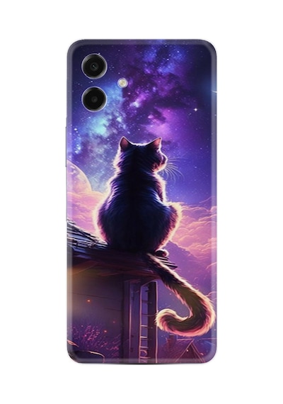 Samsung Samsung Galaxy Uyumlu A07 Sm-a075f Kılıf Boutique Baskılı Resimli Damdaki Kedi Pcode -091