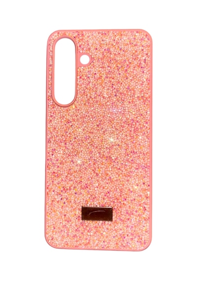 Samsung Galaxy S24 Plus / S25 Plus Yıldız Tozu Premium Pembe Silikon Kılıf