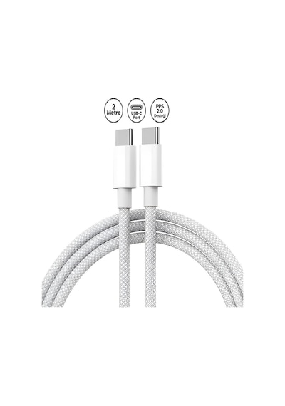 Huawei Matebook Pro Uyumlu /d/e/d14/d15/13 Usb-c Usb-c 20v/3a 65w 2 Metre Hasır Örgülü Şarj Kablosu Senalstore