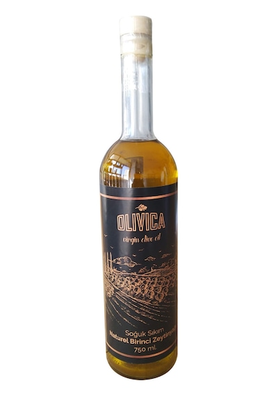 Olivica Erken Hasat Naturel Birinci Soğuk Sıkım Zeytinyağı Cam 750 ML