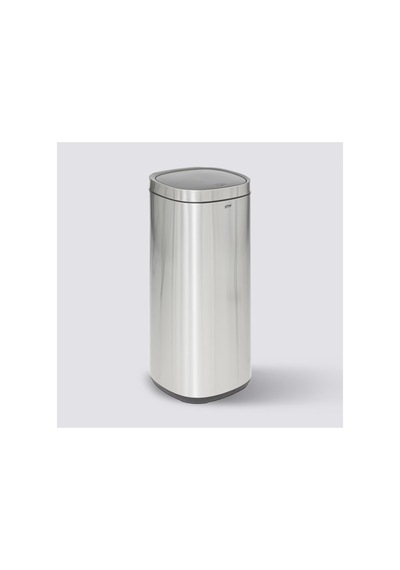 Round 50 L Metal Pedallı Çöp Kovası ,50 Litre Hacim, Poşet Sabitleme Sistemi