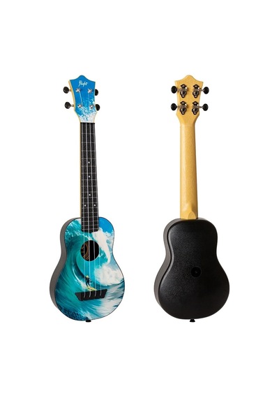 Flight Tusl25 Surf Travel Concert Scale Soprano Ukulele