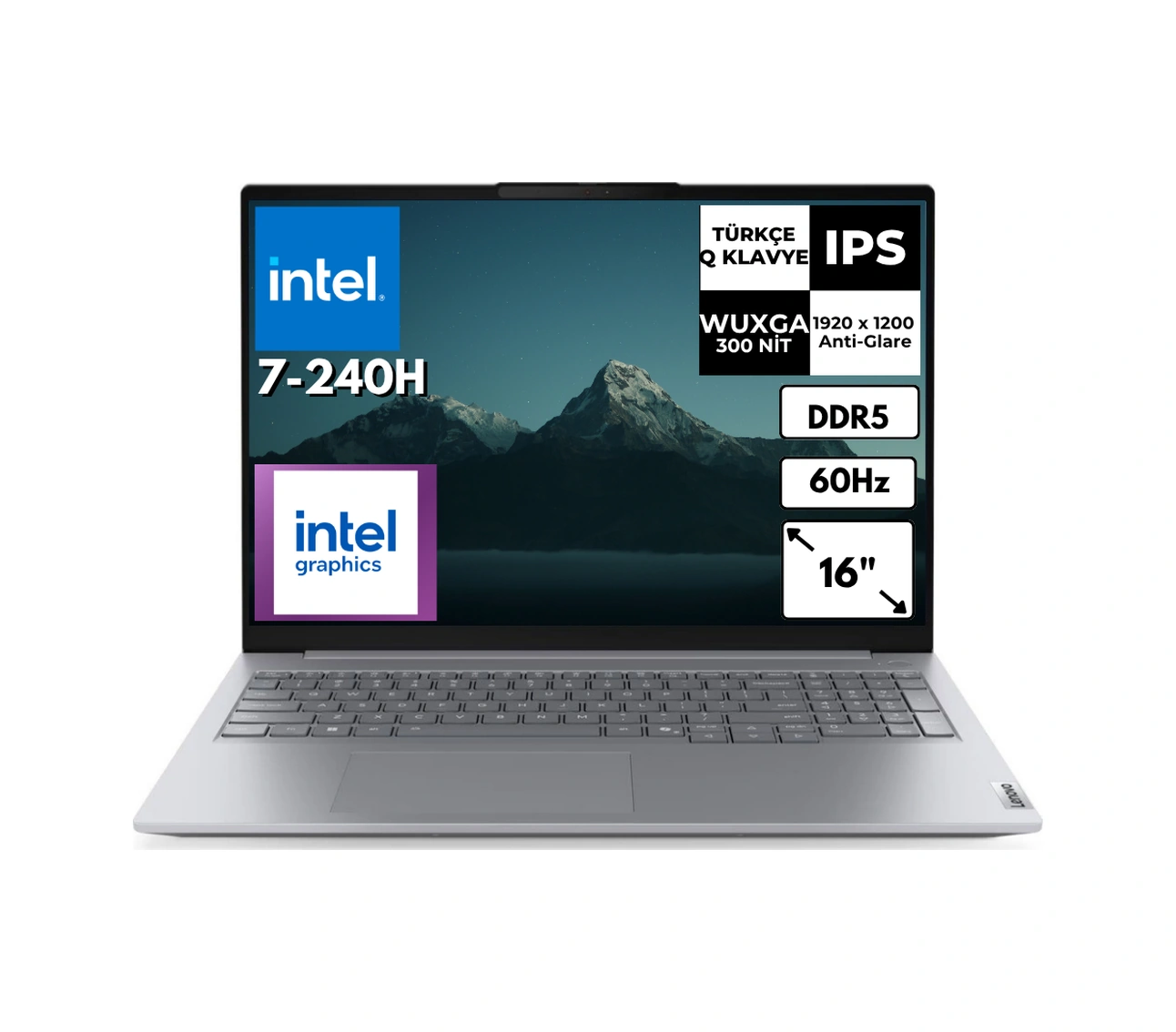 Lenovo Thinkbook 16 G8 IRL 21SH009GTXAT25 i7-240H 48 GB 4 TB SSD 16" Free Dos Dizüstü Bilgisayar