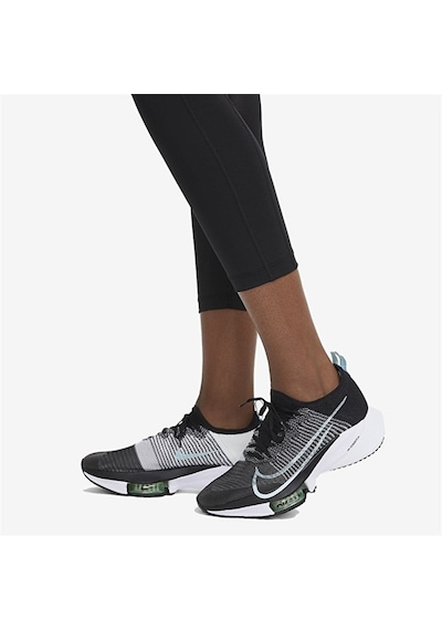 Nike W Nk Df Fast Crop Kadın Tayt SiYAH