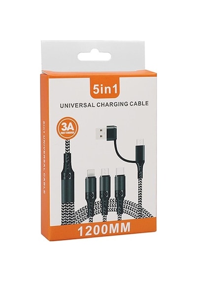 Ally Pd Apple iPhone Uyumlu Li̇Ghtni̇Ng, Type-C, Mi̇Kro Hızlı All In 1 Şarj K