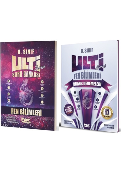 Ulti Yayınları 6.sınıf Fen Bilimleri Soru Bankası Ve Deneme Seti 2 Kitap