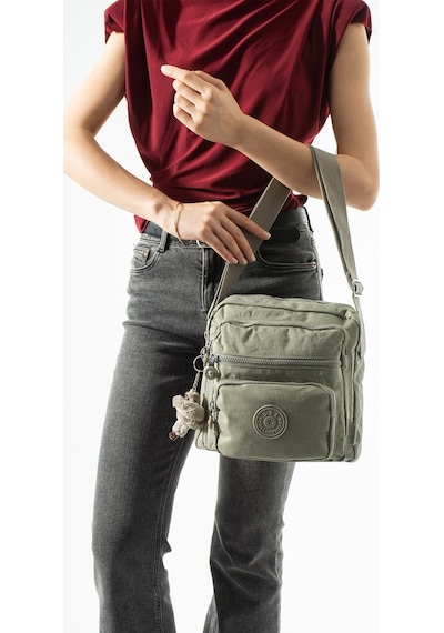 571 Collections Ultra Hafif, Çok Cepli , Çok Bölmeli Çapraz Askılı Postacı Çanta Spor, Seyahat, Gündelik Vizon Model: 571-6u