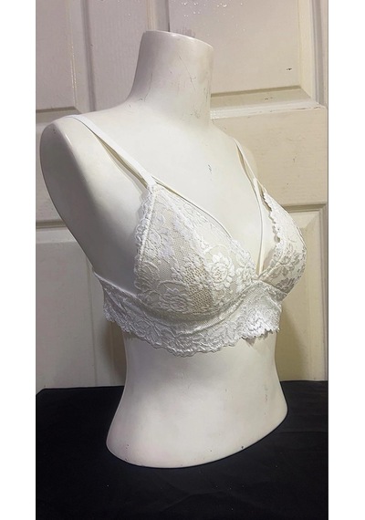 Koza Kadın Desteksiz İpli Soft Bralet Sütyen-ekru