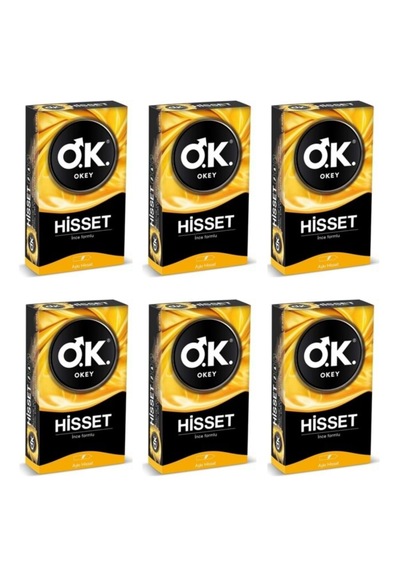 Okey Prezervatif Kondom Hisset 6 X 10'lu