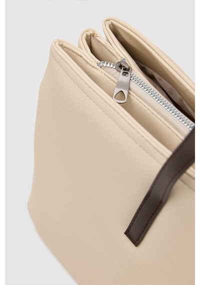 Shule Bags 15" Twill Dokulu Teknik Kumaş Laptop Çantası Kum Beji