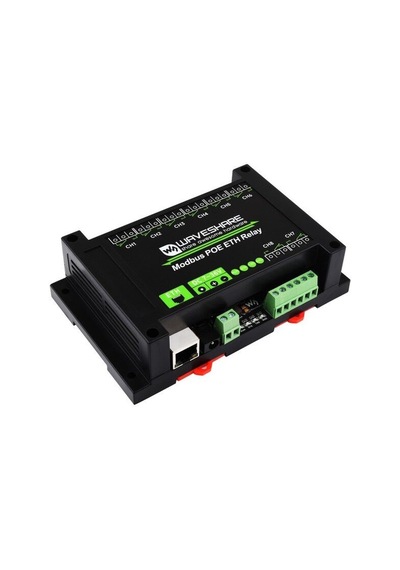 8 Kanallı Ethernet Röle Modülü Modbus Rtu Tcp Poe Port