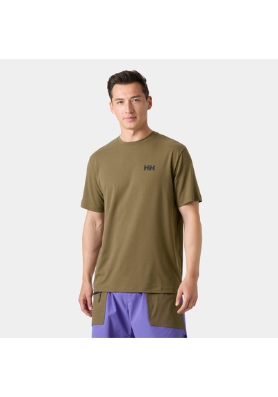 Helly Hansen Skog Recycled Graphic Erkek T-shirt-32452 Kahverengi